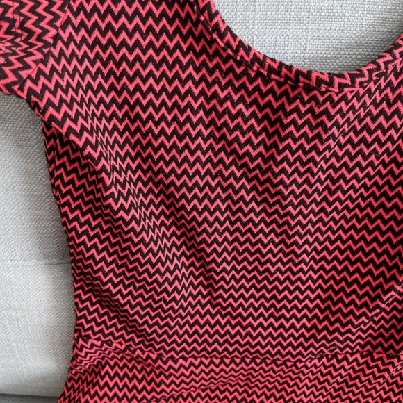 Red Skater Mini Dress - Picture 4 of 4